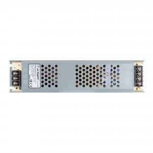 Блок питания ARV-DR150-24 (24V, 6.25A, 150W) 035700, Источник напряжения с гальванической развязкой для светодиодных изделий. Входное напряжение 100-240 VAC. Выходные параметры: 24 В, 6.25 А, 150 Вт. Негерметичный пластиковый корпус IP 20 для установки на DIN-рейку. Габаритные размеры длина 90 мм, ширина 10