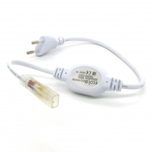 Шнур питания для Led-ленты 3528  220V, Uвх=220±20VDC, 1500W, IP68, кабель, муфта, разъем, вилка