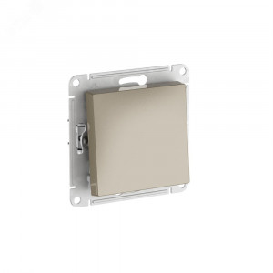 ATLASDESIGN Перекрестный ПЕРЕКЛЮЧАТЕЛЬ, сх.7, 10АХ, быстрозажимные клеммы, ШАМПАНЬ ATN000571S