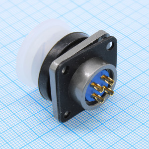 FQ18-4ZJ-S, Блочная вилка, 4 контакта, S пластиковая крышка для блоч.