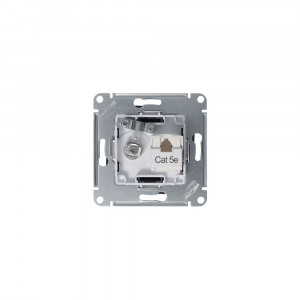 Розетка ATLASDESIGN двойная компьютерная+ТВ RJ45+TV категория 5E механизм грифель ATN000789