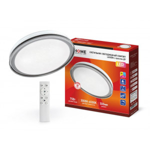 Светильник светодиодный COMFORT LEGION 75Вт 230В 3000-6500К 6000лм 490х85мм с пультом ДУ 4690612035734