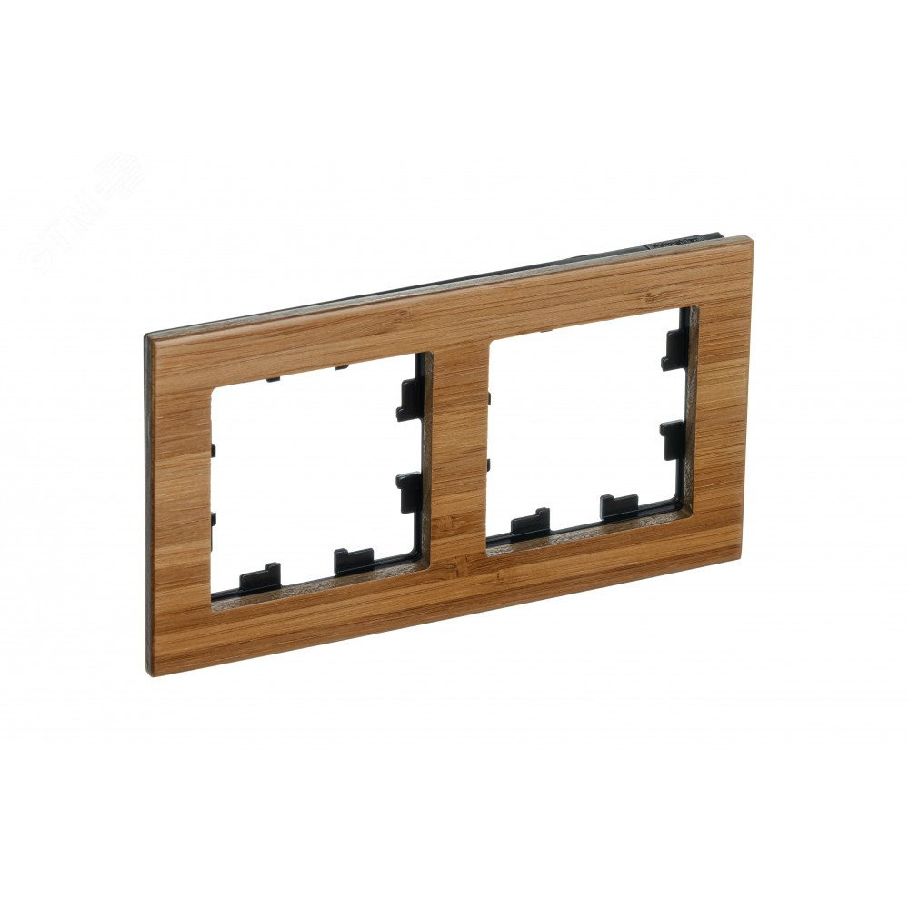 Изображение товара Рамка 2-м AtlasDesign Nature из натурального бамбука для электроустановочных изделий