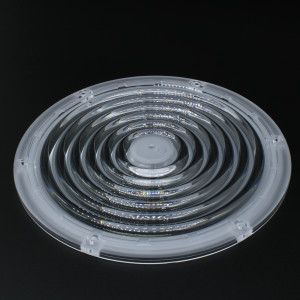 UFO184D60G-100W-B26, Круглая групповая линза под светодиоды 2835, 3030  D=184mm H=10.3mm,  эфф=88%   60°, PC-1250Z