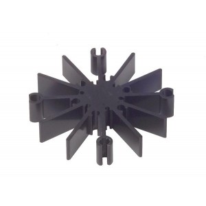 SA-LED-125E, Радиаторы для светодиодов HEATSINK FOR LED BLK ANODIZED