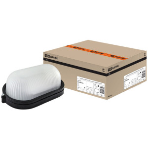 Светильник НПБ1401 черный/овал 60Вт К IP54 SQ0303-0045