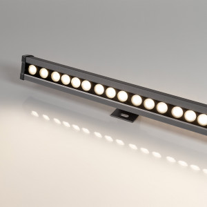 Светодиодный прожектор AR-LINE-1000L-36W-220V Day (Grey, 30 deg) 024305, Линейный светодиодный прожектор. Мощность 36W, напряжение питания AC 230V. Светодиоды OSRAM 36 штук. Цвет светодиодов дневной белый 4000K, световой поток 3600 Lm, угол рассеивания 30°. Корпус: алюминиевый сплав и армированное стекло.