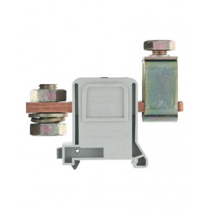 Болтовая клемма RFK 1 / 150 FMK S35, Болтовая клемма, М12, схема: зажим - перевернутый болт, тип фиксации провода: номинальное сечение: 150 мм кв., 335A, 1000V, ширина: 42 мм, цвет: серый, тип монтажа: DIN35