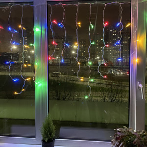 ENOB-2M Гирлянда LED Бахрома 2м*1м мультиколор, 24V, IP44 (80/960) Б0041906