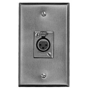 J4FS, Разъемы XLR WALLPLATE W/D4F RECP