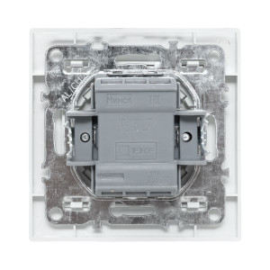 Выключатель 2-кл. СП Минск 10А IP20 с индикатором бел. Basic ERV10-123-10