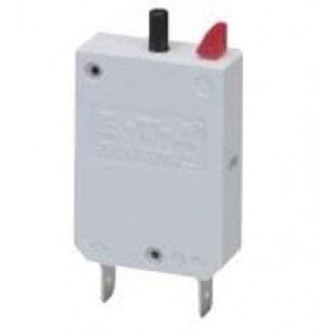127-T12-H-5A, Автоматические выключатели Single pole thermal circuit breaker with push-to-reset, tease-free, trip-free, snap action mechanism track mounting with screw terminals M4 Manual release 5A