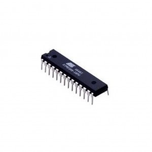 ATMEGA48-20PU, Микроконтроллер AVR 4K-Флэш-память/512-ОЗУ/256-ЭППЗУ+8x10 АЦП, электропитание 2,7...5,5В