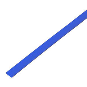 55-0605 Трубка термоусаживаемая ТУТ 6,0/3,0мм, синяя, упаковка 50 шт. по 1м, PROconnect(кр.50шт)
