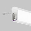 Шнур светодиодный гибкий неон LED SMD 8х16мм 120LED/м теп. бел. (уп.100м) 131-046