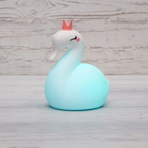 Силиконовый ночник Лебедь 503-004