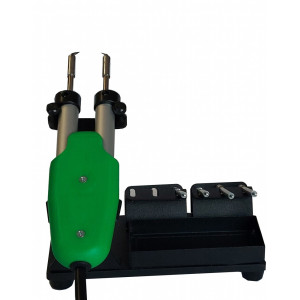 Термопинцет ТПН-01, 90Вт, 36В подключается к станциям НеоТерм-2С, НеоТерм-3С, НеоТерм-3Т имеющим два паяльных канала, комплект: пинцет, насадка MG11-DP-02 пара, подставка ТПН-1