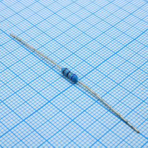 YR1B28RCC, Резистор металлический прецизионный 28Ом ±0.1% 0.25Вт ±15ppm/°C аксиальный