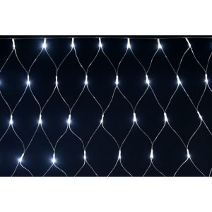 Гирлянда "Сеть" 1.5х1.5м 160LED бел. IP20 провод прозр. 230В с контроллером 8 режимов LGDB410-2-160-L1-T-S-44