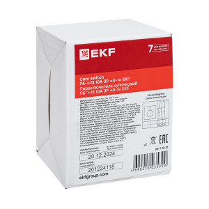 Переключатель кулачковый ПК-1-13 3П 10А 