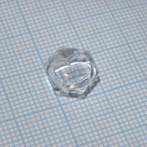 BK-LED-ST006-TJ046, Линза для Osram Dragon/Dragon+  128.8°x62.3°; 12.14*10.51mm/H:4,99mm  (защелкиваеся)