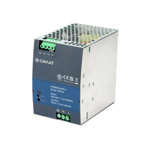 Источник питания 48 V DC/10 A, 924103, Источник питания, однофазный, 48VDC / 10A, 480W, диапазон входн. напр.: 90 - 264VAC / 127 - 370VDC; габариты (мм): 142х125х85, монтаж: на DIN рейку