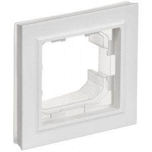 BRITE Рамка 1-местная IP44 РУ-1-БрАБ-44 арктический белый IEK BR-M12-44-K91