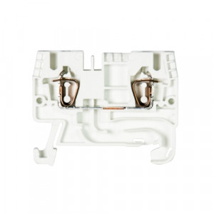 Проходная клемма WKFN 2,5/35 WE, Проходная клемма, тип фиксации провода: пружинный, номинальное сечение: 2,5 мм кв., 24A, 800V, ширина: 5 мм, цвет: белый, тип монтажа: DIN35