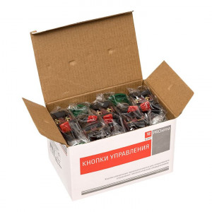 Кнопка AEA-22 зеленая NO+NC Грибок PROxima pbn-aea-g