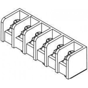 38969-0011, Клеммные колодки с изолирующими перегородками 11P 12.7MM TERM STRP SR W/OUT MNT END