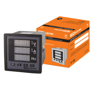 Цифровой многовеличинный прибор ЦП-АВЧ72х3-0,5-Р (однофазный) (0-50кА, 0-320кВ, 40-70Гц) SQ1102-0531