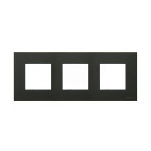 Рамка 3-постовая, серия Zenit, цвет антрацит N2273 AN