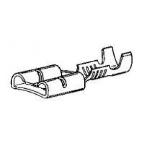 100495-2, Клеммы RECPT 6.35 x 0.81 mm