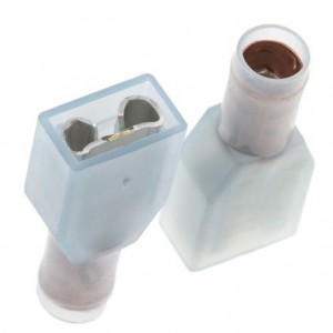 735160, Наконечник кабельный ножевой (гнездо) обжимной