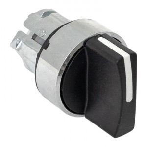 Исполнительный механизм переключателя ХB4 на 2 положения с фиксацией, без подсветки с короткой ручкой IP65 EKF XB4BD2F-65