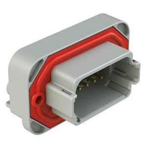 AT13-12PA-BM03, Автомобильные разъемы RA Flng Mnt PCB Rcpt 12POS Gry Tin Cont A