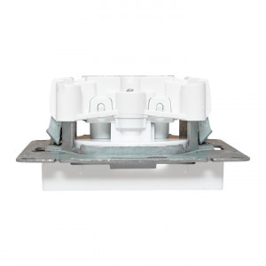 Механизм розетки, 16А, без заземления, без шторок, белый Эпика EKF UP1-SOW-100