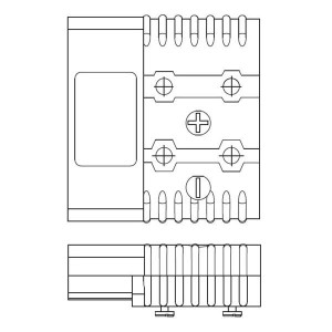 2-5048, Сверхмощные разъемы питания INSULATIONOUTER HALFSB3