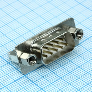 KLS1-221C-09-M-W, Разъем D-SUB розетка 9 вилка 2.77мм