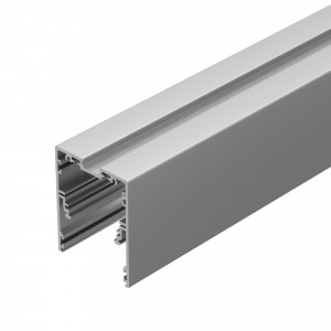 Профиль KLUS-POWER-W50-2000 ANOD 030303, Под заказ от 20 м. Алюминиевый анодированный профиль для светодиодных лент и линеек. С отсеком для блока питания (размер отсека 32х37 мм). Съемная площадка для ленты позволяет легко проводить монтаж/демонтаж.
