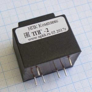 ТПГ-2 (2*6В), Трансформатор питания герметичный 2*6В (2.5W)