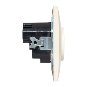 Валенсия розетка 1-местная с/з 16А кремовая с защ. штор. с 2 USB 2,1А PROxima EWR16-028-20-2USB