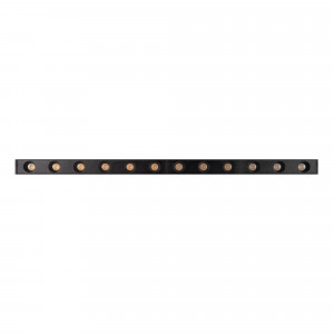 Светильник MAG-DOTS-25-L400-12W Day4000 (BK, 30 deg, 24V) 032825, Светильник для магнитных треков шириной 25 мм, 12 Вт. Цвет свечения ДНЕВНОЙ 4000K, световой поток 800лм, угол 30°, CRI>90. Корпус прямоугольный, металл, цвет черный, IP20. Размеры LxWxH 404x20x25 мм. Входное напряжение DC24V, мощность 12 Вт.