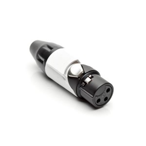 AX3FB9M, Разъемы XLR 3P SOCKET F PLUG BLK W WHT MRK SLEEVE