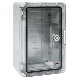 Щит пластиковый с монтажной платой прозр. дверь 300х200х130 мм IP65 PROxima PBT65MP001