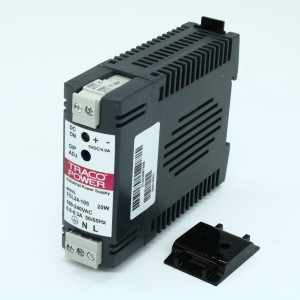 TCL 024-105 DC, DC-DC Din, 24Вт, Uвх=18…75В, Uвых=5В/5А, изоляция 1500В AC, рег.вых 5…5.25В, на DIN-рейку, 100х75х27мм, -25°С…+70°С