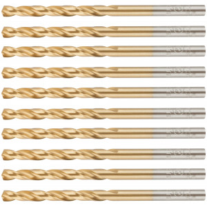 Сверло по металлу Cutop Profi с титановым покрытием, 4.2х75 мм (10 шт) 52-444