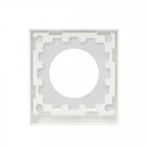 Рамка 1 пост IP44, KANT, белая магнолия 7000942