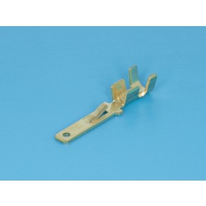 TA3-1.25M, Клемма ножевая 2,8мм, вилка на провод 0,5-1,5мм, кратно 100шт.