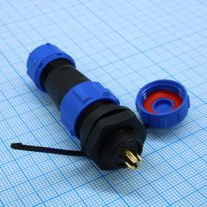 SZC13 4P-M-FB, Разъём герметичный SZC13 4P-M-FB, 4 контакта